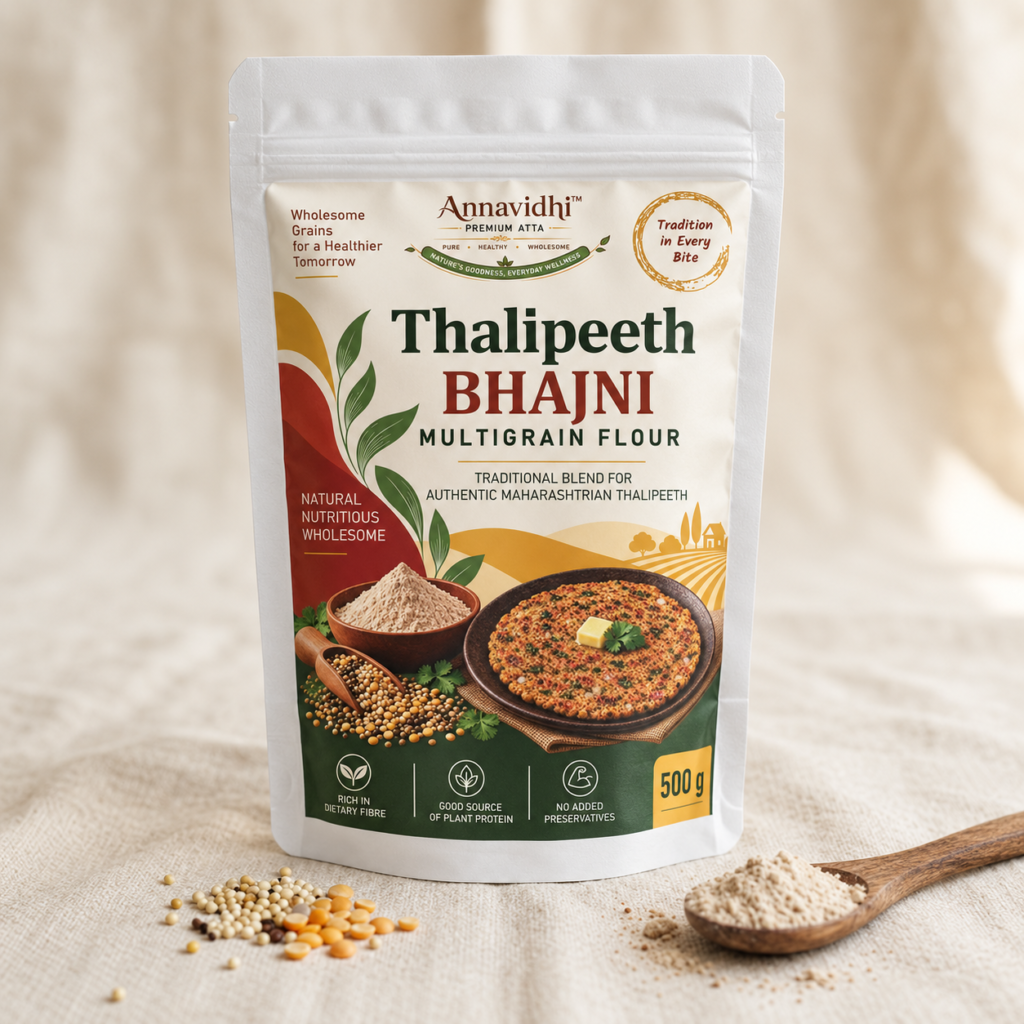 ANNAVIDHI Thalipeeth Bhajni Multigrain Flour