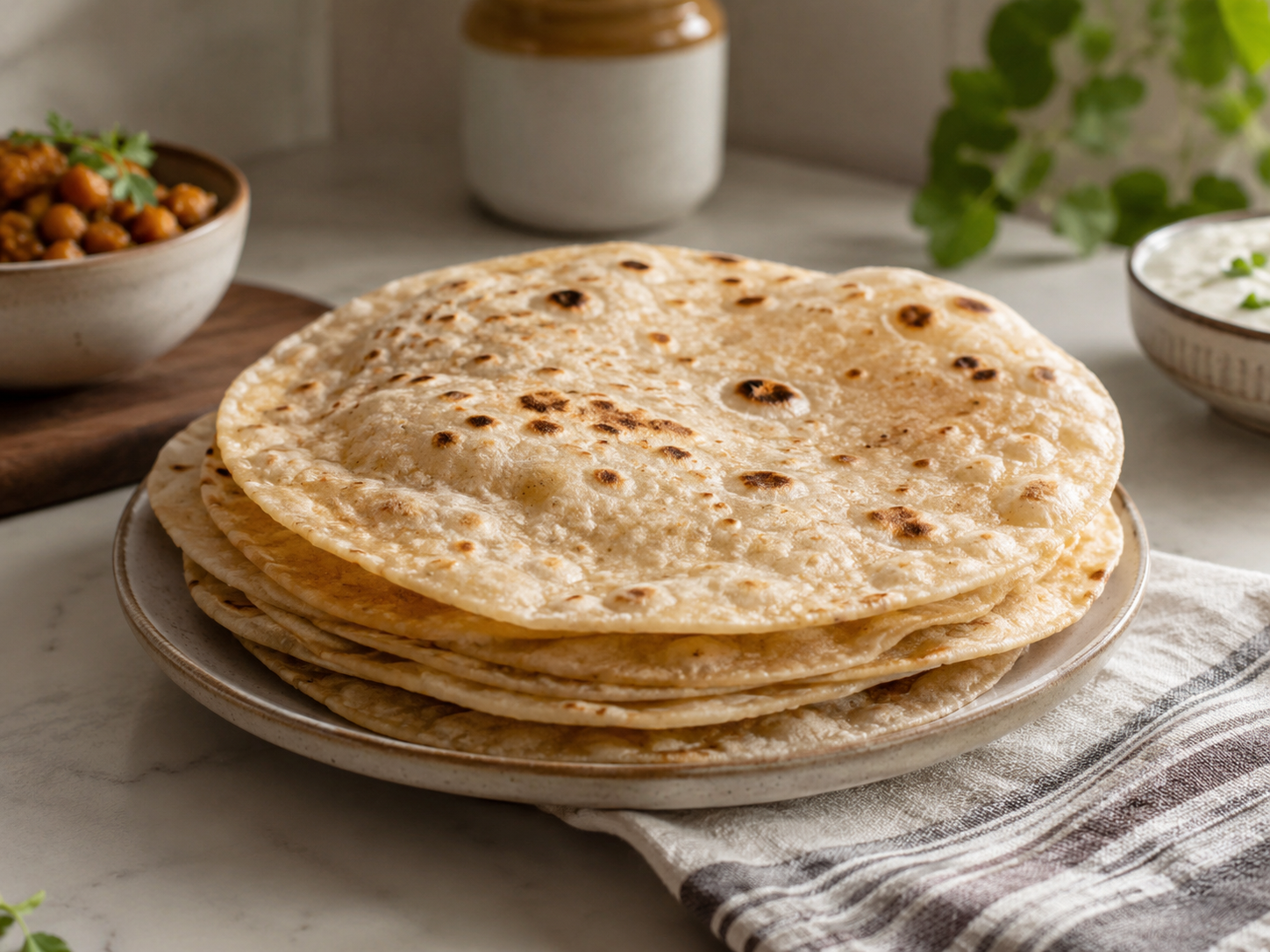 Premium Sharbati Atta with fresh rotis