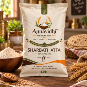 ANNAVIDHI Premium Sharbati Whole Wheat Atta