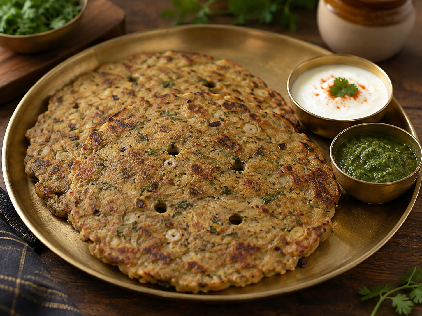 Traditional Maharashtrian Thalipeeth