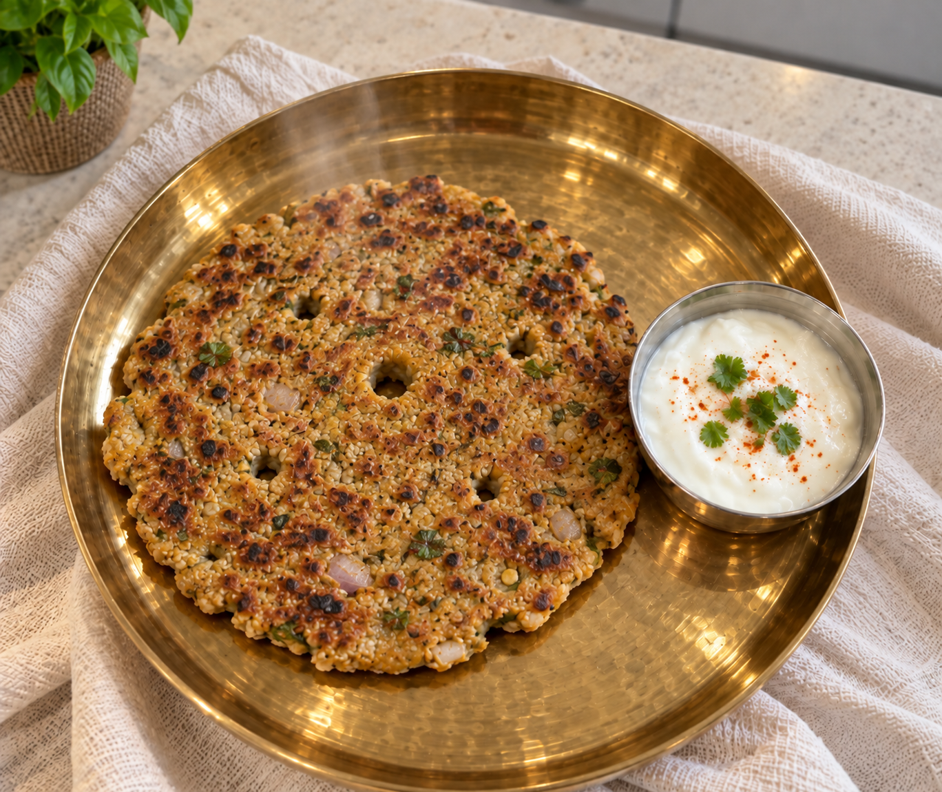 Traditional Maharashtrian Thalipeeth